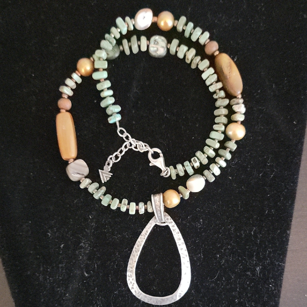 Silpada 18" Natural Stone Necklace
